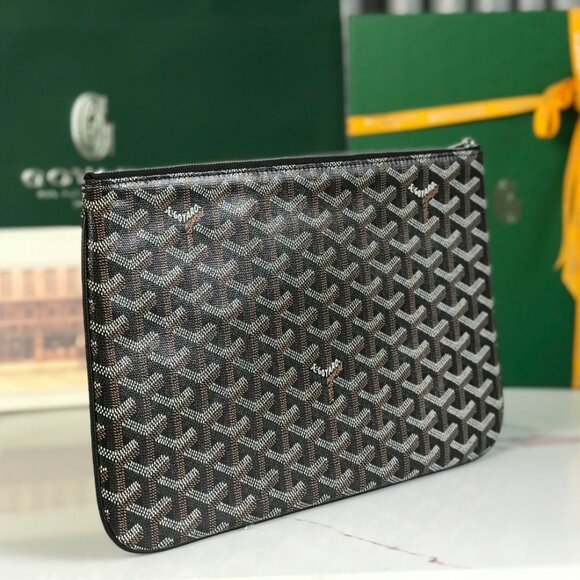 Goyard Saint-Sulpice Card Wallet – Hand-Painted Goyardine Canvas - Picture 7 of 9